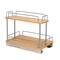 Household Essentials Glidez Wood 2-Tier Cabinet Organizer